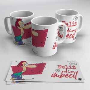 TAZA FELIZ DIA IMBECIL - BAKABOOM