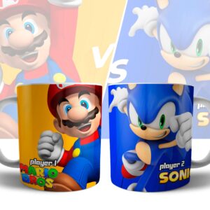 TAZA MARIO VS SONIC - BAKABOOM