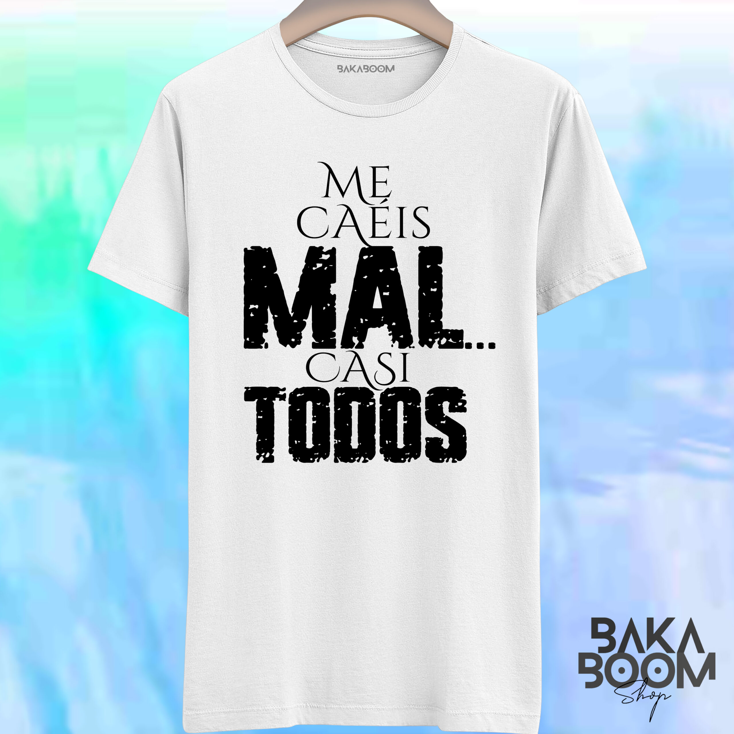 CAMISETA ME CAEIS MAL CASI TODOS - Imagen 2