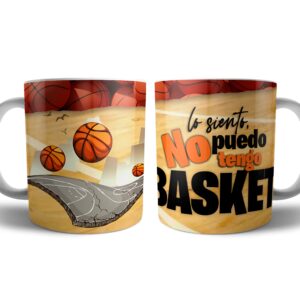 TAZA NO PUEDO TENGO BASKET - BAKABOOM