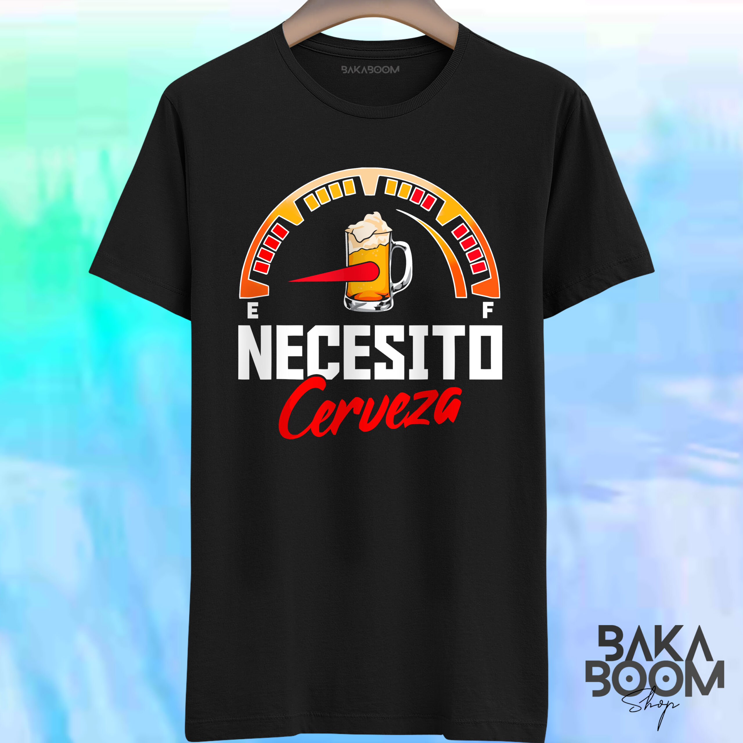 CAMISETA NECESITO MAS CERVEZA