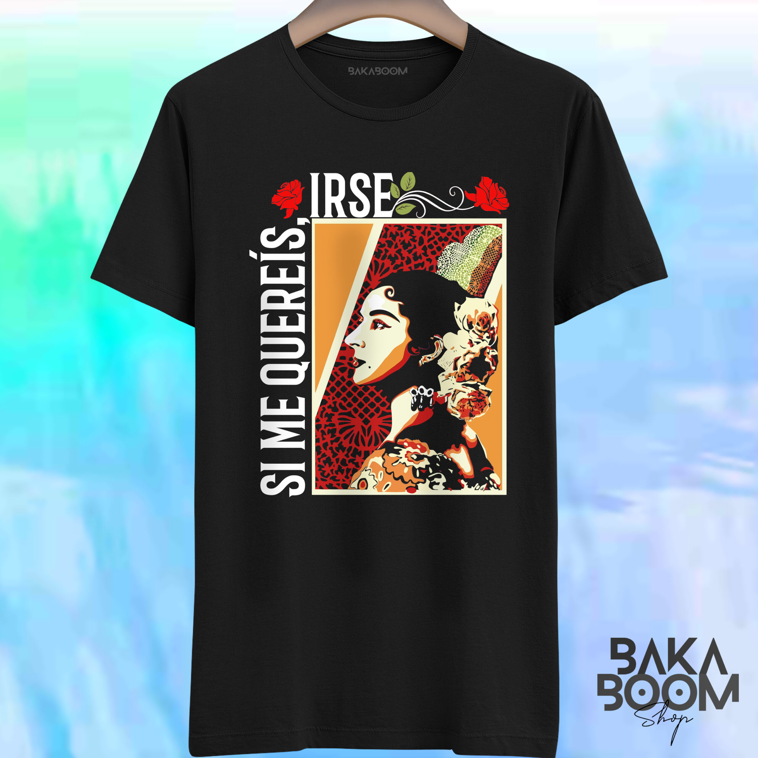 CAMISETA SI ME QUEREIS IRSE