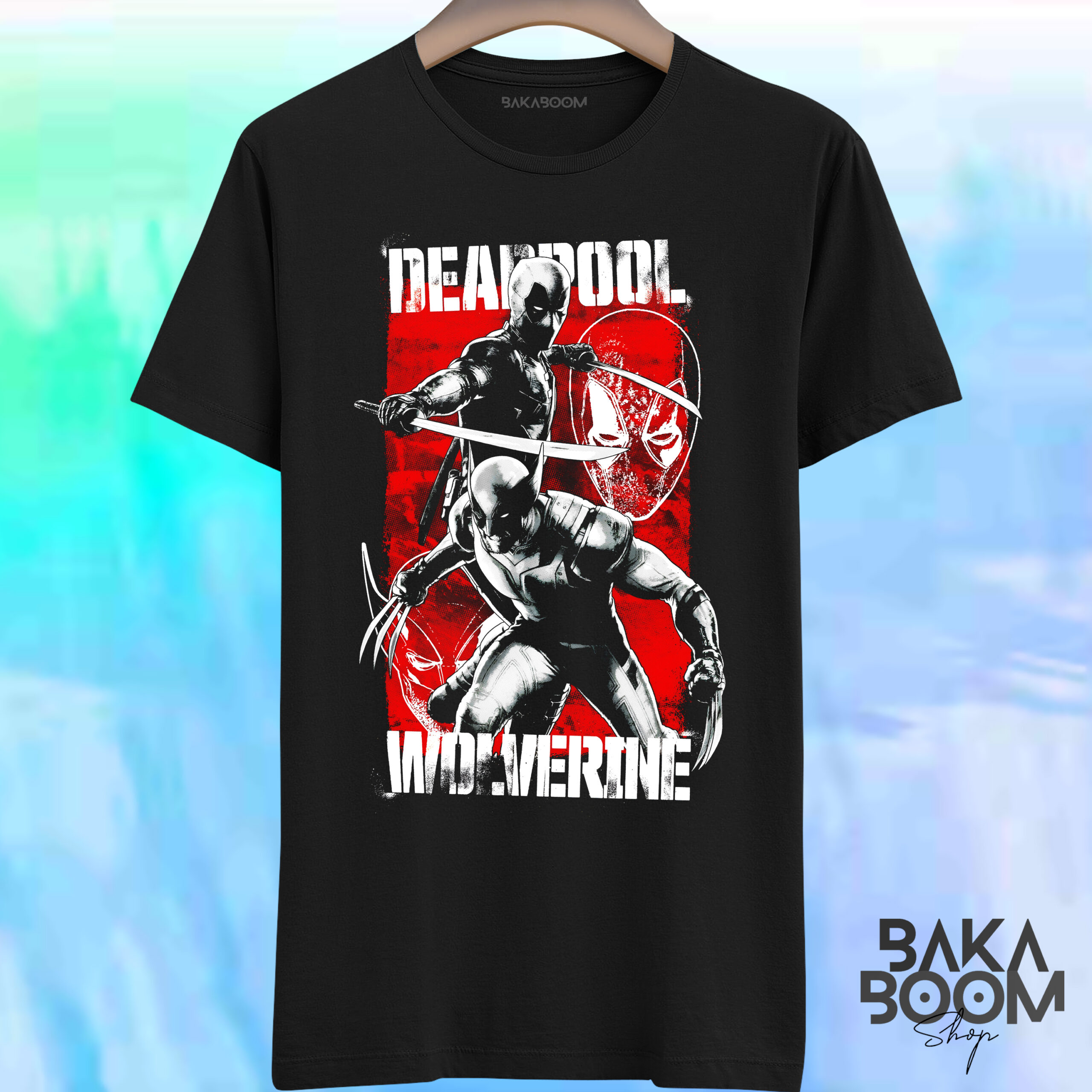 CAMISETA LOBEZNO VS DEADPOOL