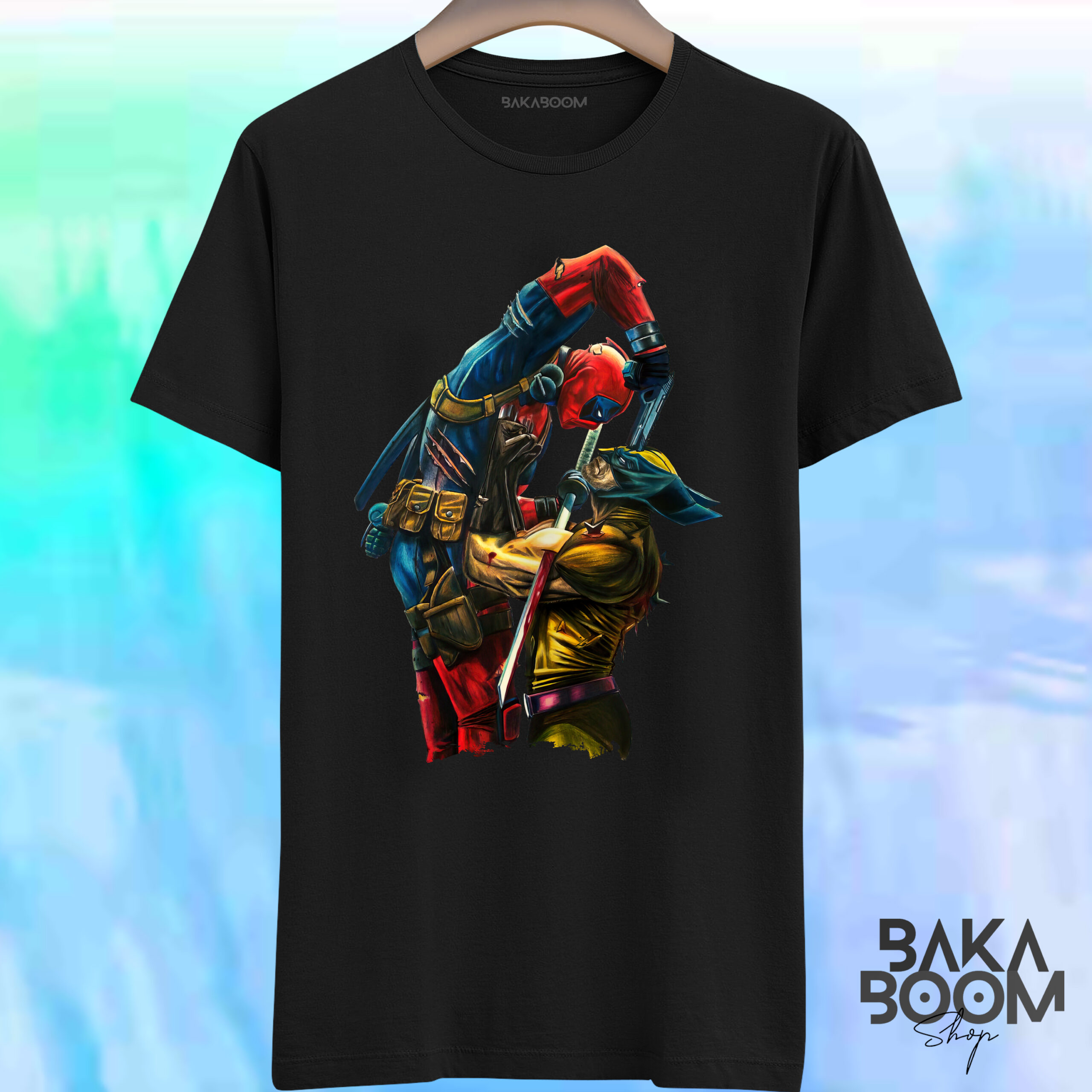 CAMISETA LOBEZNO VS DEADPOOL 2
