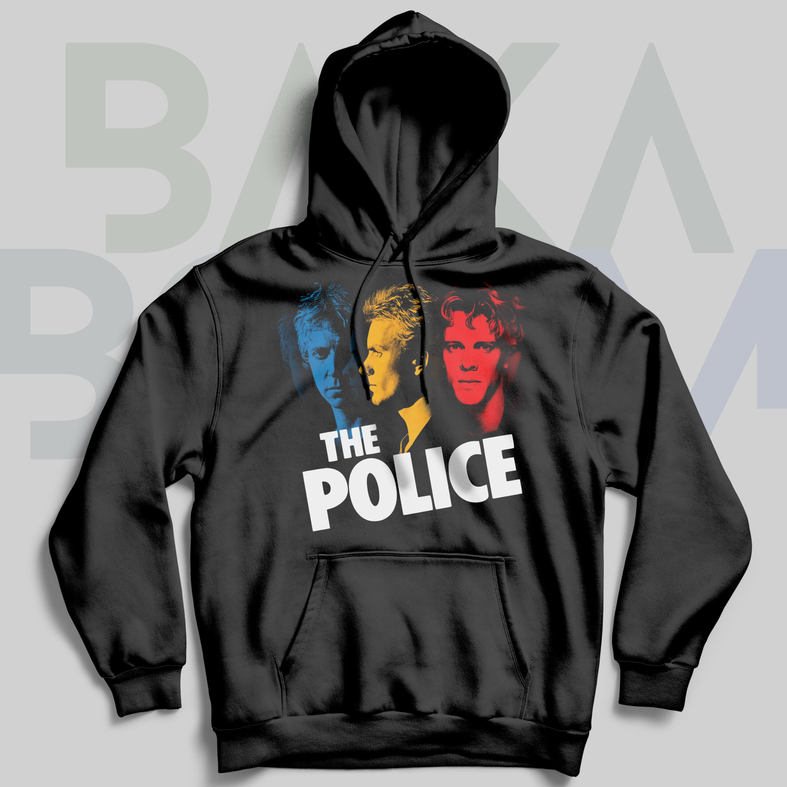 SUDADERA THE POLICE COLOR