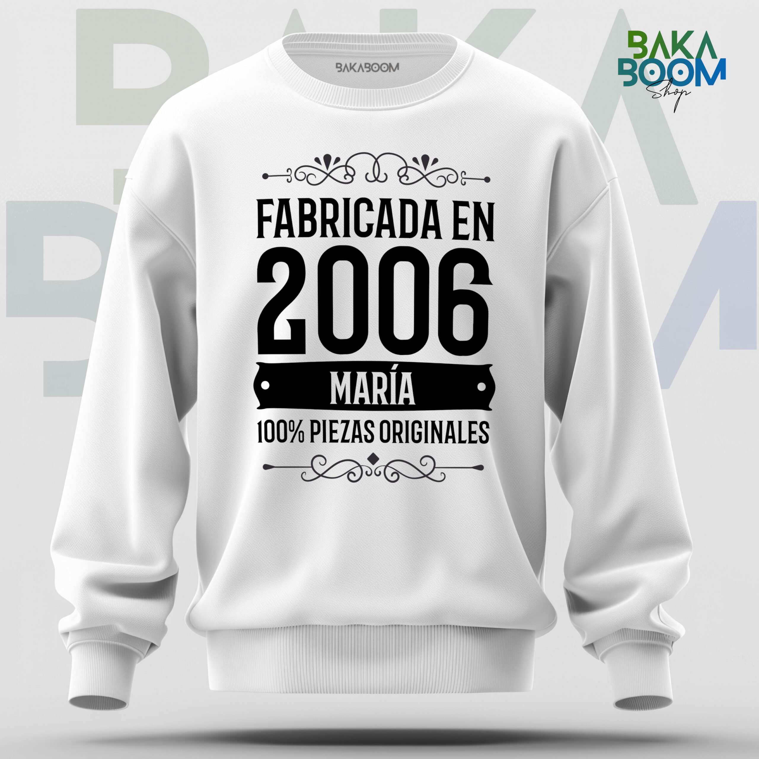 SUDADERA CIEN POR CIEN ORIGINAL - Imagen 2