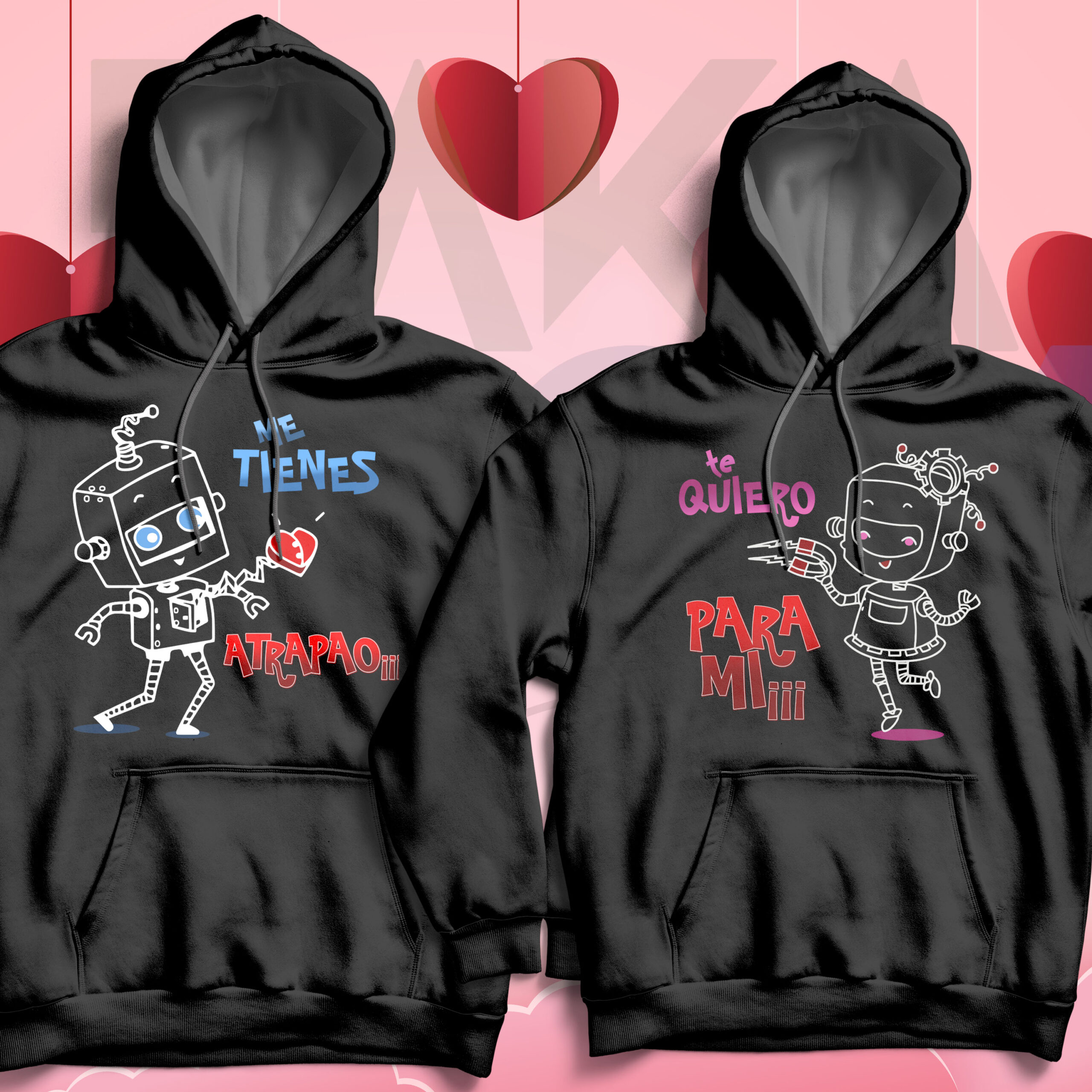 SUDADERA ROBOTS ENAMORADOS - Imagen 3
