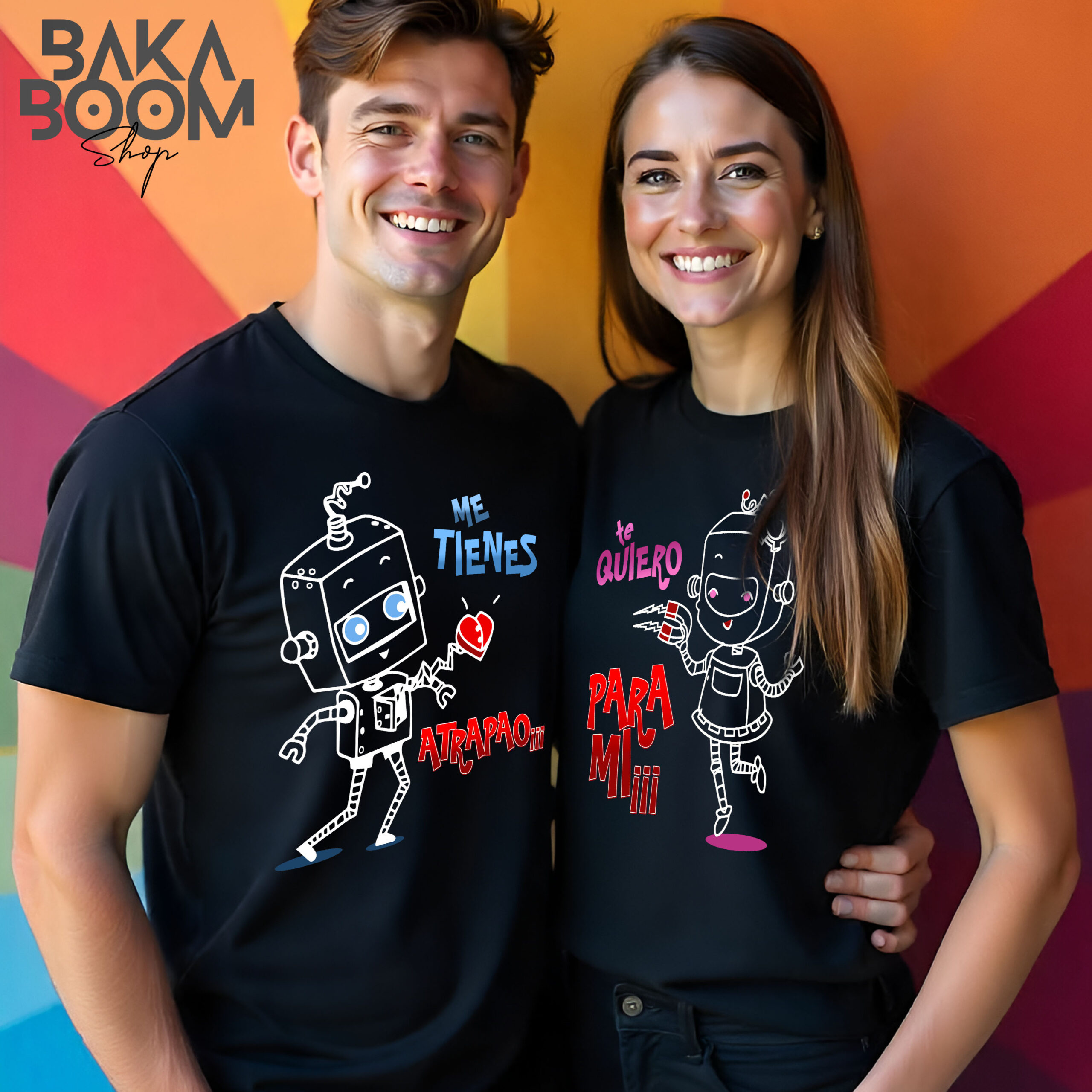 CAMISETA ROBOTS ENAMORADOS