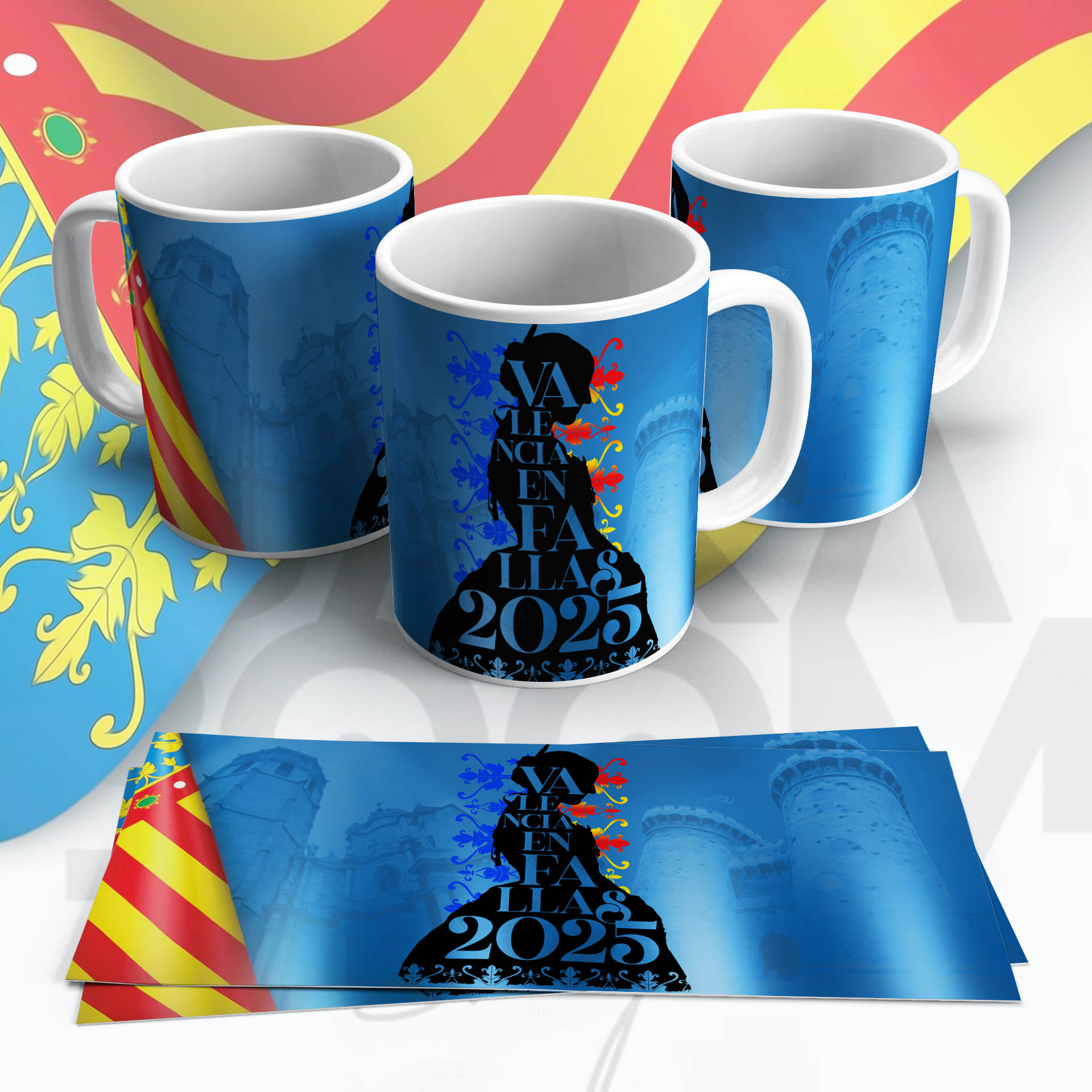 TAZA SILUETA FALLAS
