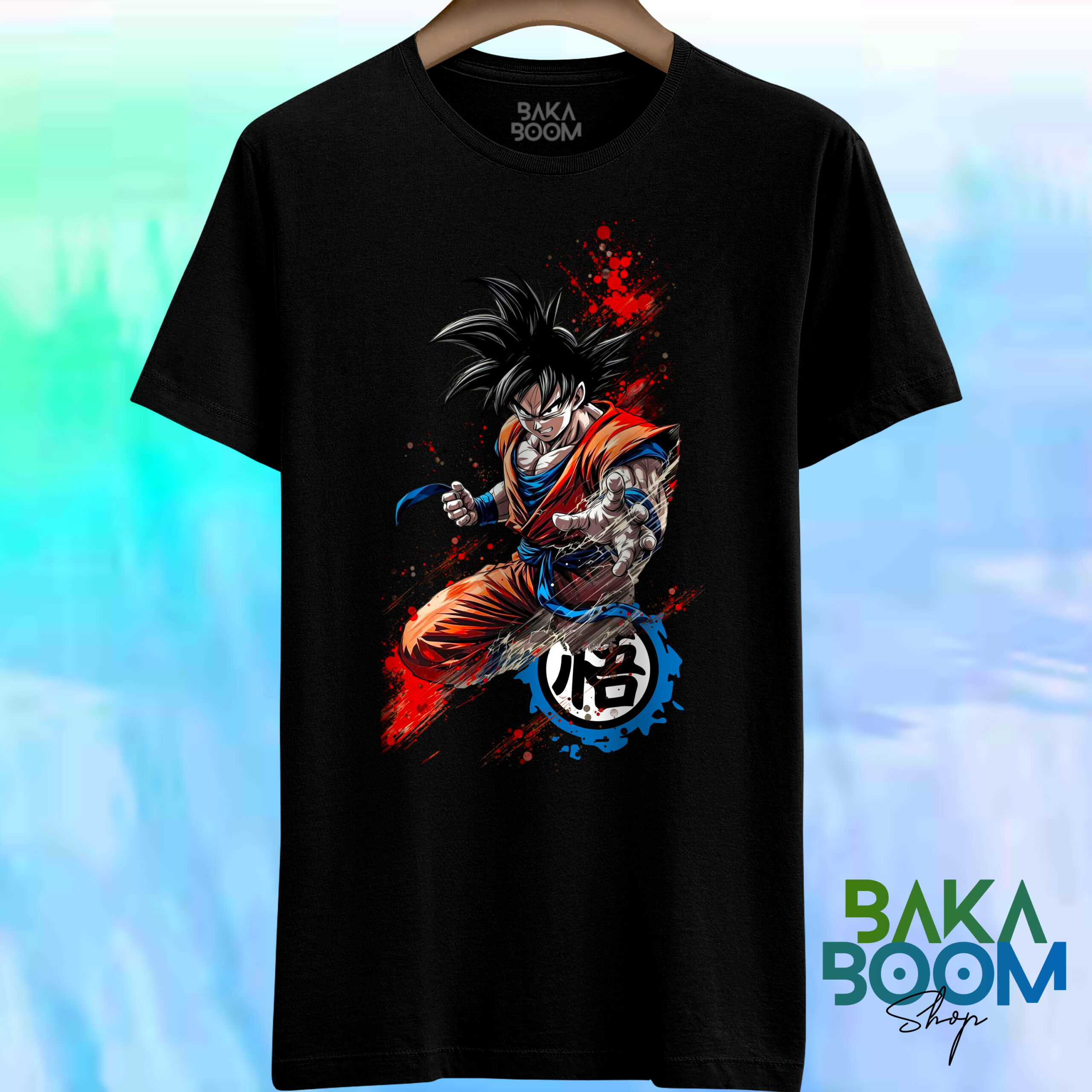 CAMISETA GOKU MANCHAS
