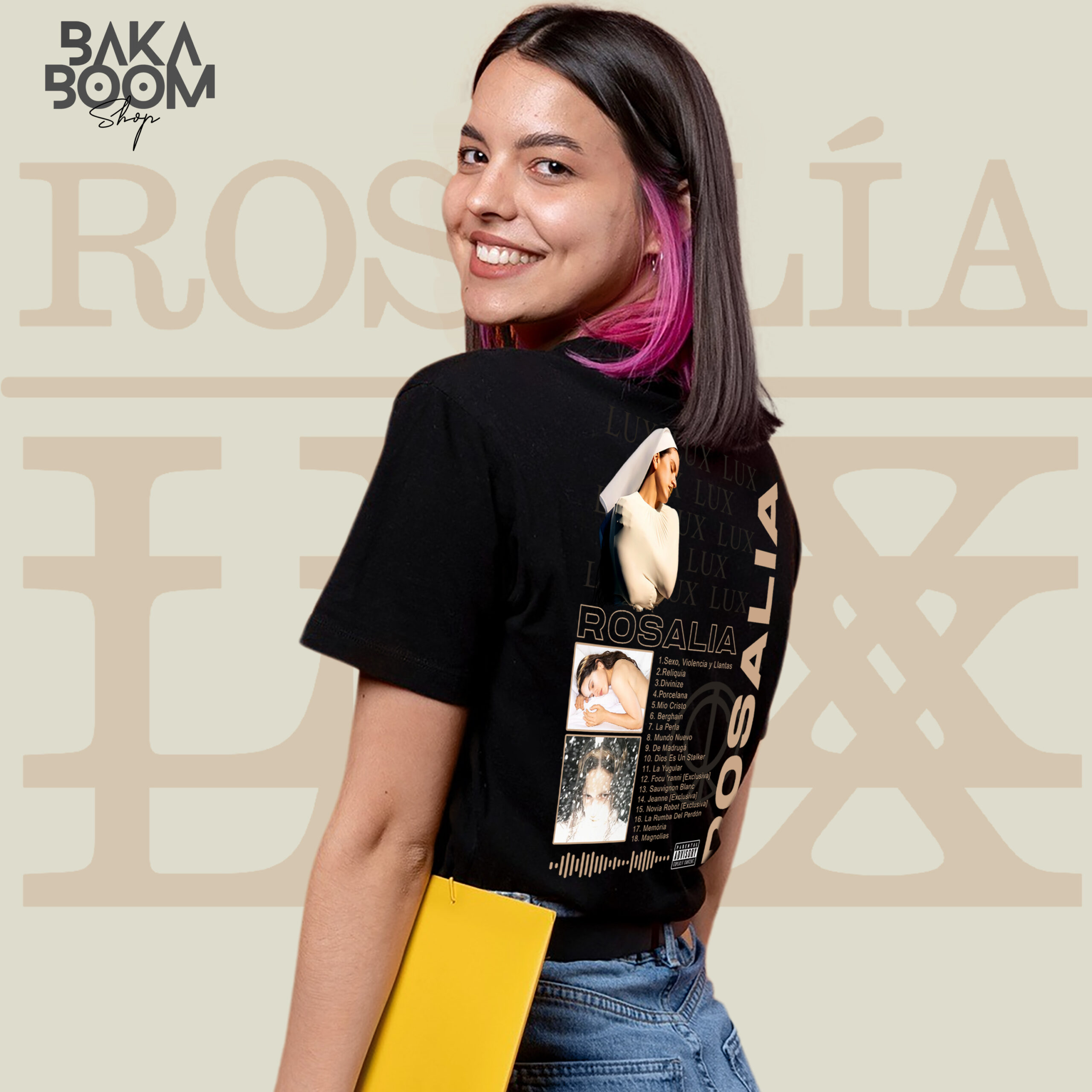 CAMISETA LUX ROSALIA - Imagen 4